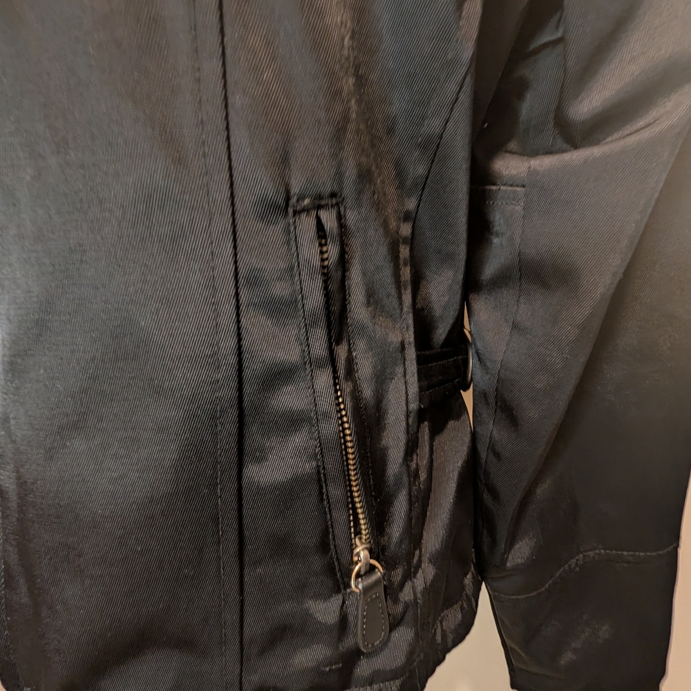 Harley-Davidson Women's Black Nylon Bomber Riding Jacket  RN 103819 - Picture 4 of 16